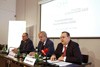 Mayer, Steinhart und Bayer bei Pressekonferenz
