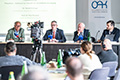 v.l.n.r. Prof. Paul Sevelda, Dr. Harald Schlögel, Prof. Kurt Widhalm, Mag. Sascha Bunda