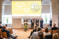 Verleihung, v.l.n.r. Thomas Fiedler, Edgar Wutscher, Johannes Steinhart, Dagmar Bancher-Todesca
