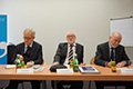 v.l.n.r. Johannes Steinhart, Edgar Wutscher, Christoph Fürthauer