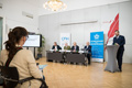 Mag. Sascha Bunda bei der Eröffnung der Pressekonferenz