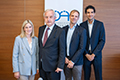 v.l.n.r. Kim Haas, Johannes Steinhart, Daniel von Langen, Anant Thind