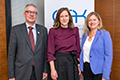 v.l.n.r. Harald Schlögel, Claudia Bauer, Hilde Wolf